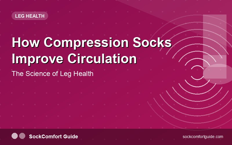 compression socks improving leg circulation