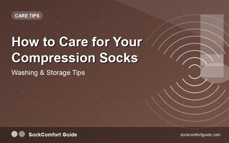 washing and caring for compression socks
